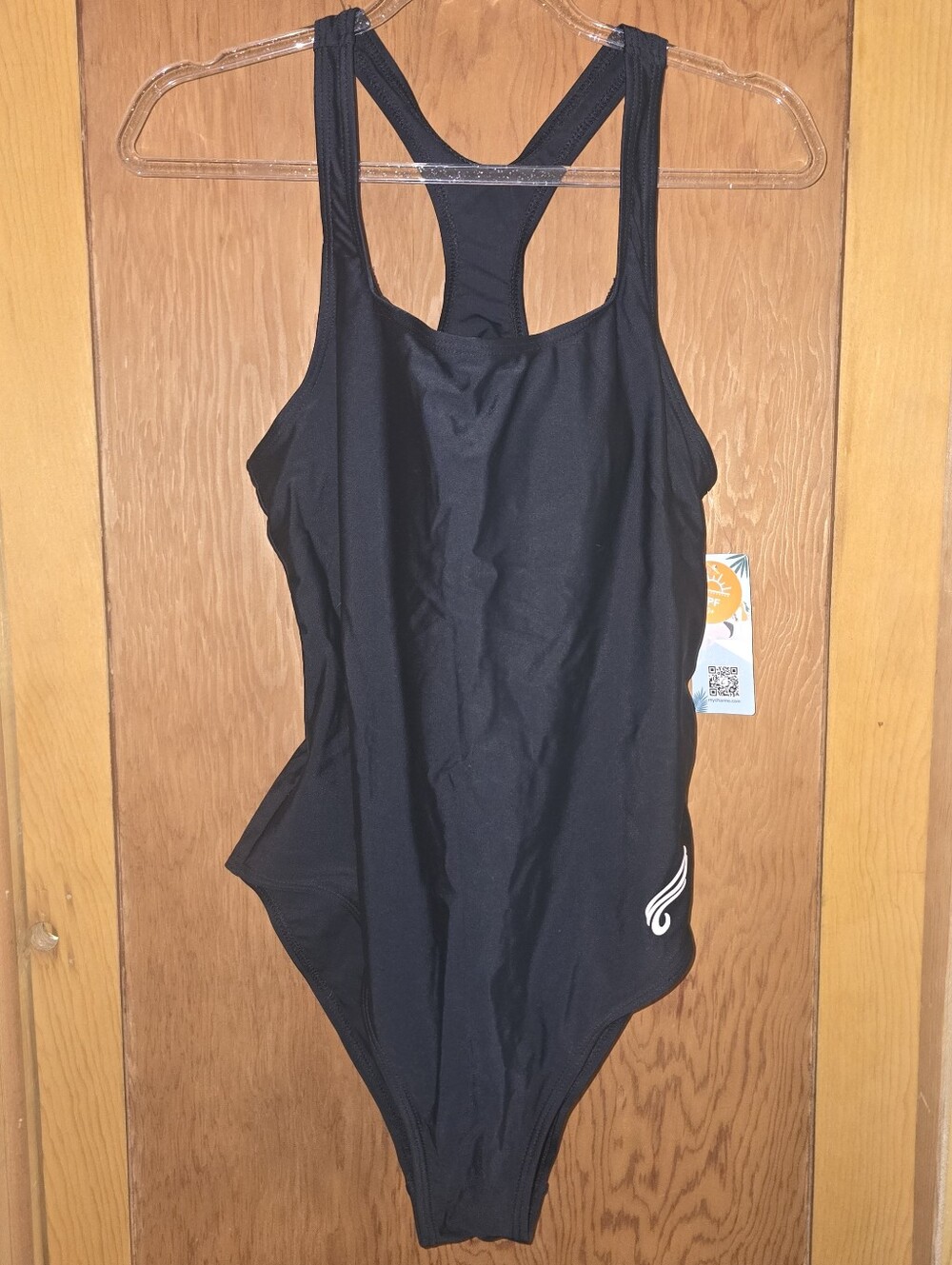 New with tags my charmo womens medium black one piece swim suit